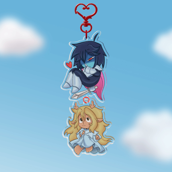 "Kris and Noelle secret" keychain