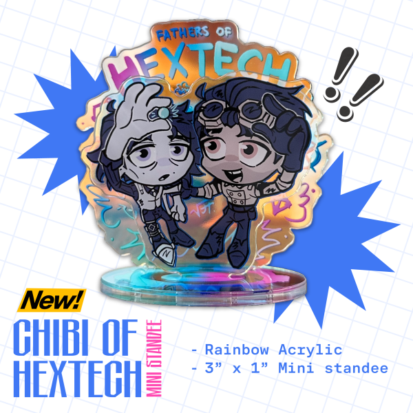 Chibi of Hextech Rainbow Mini Standee
