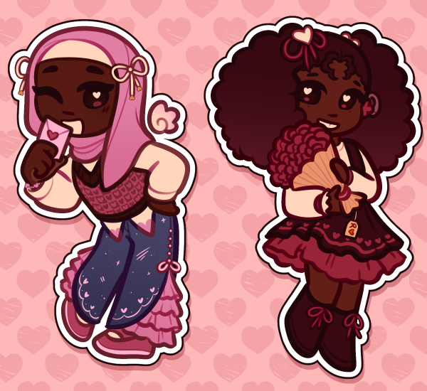 Vermilya Valentines Stickers Set