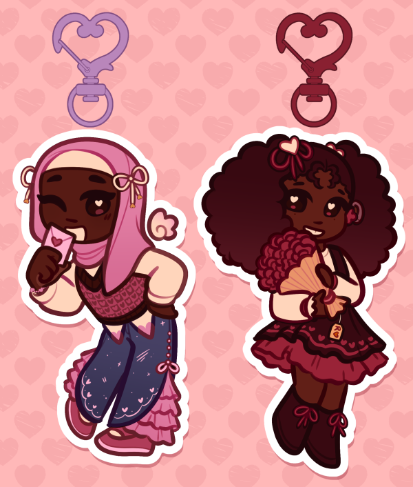 Vermilya Valentines Keychain Set