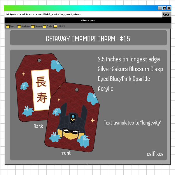 Getaway Omamori - Longevity