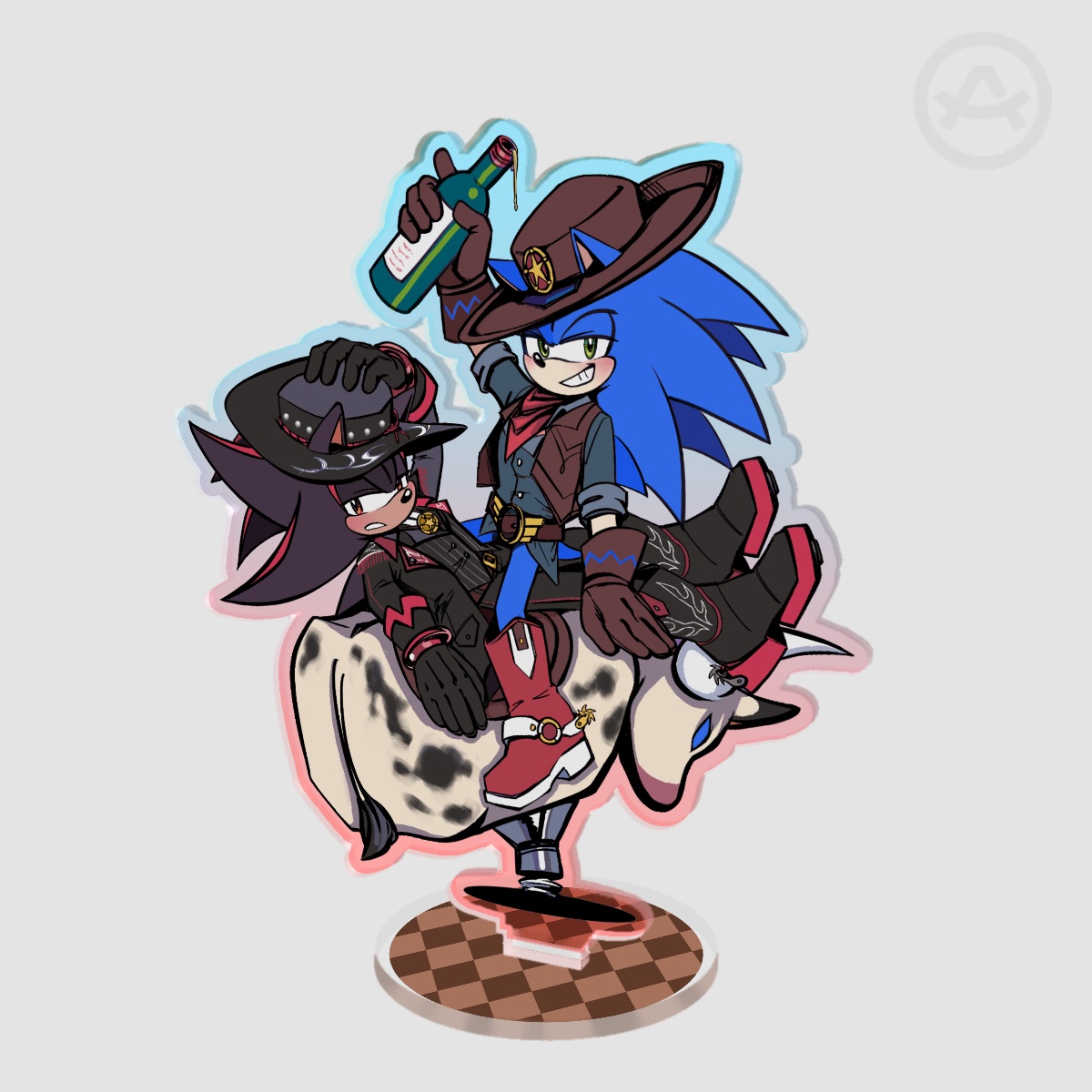 Cowboy Sonadow Standee ~5"in