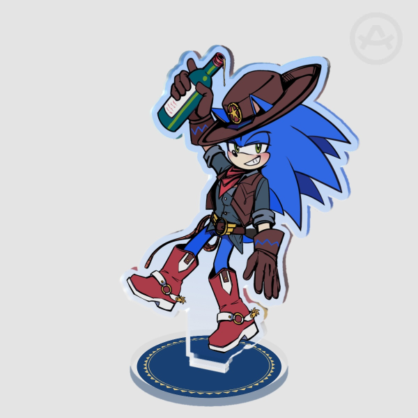 Sheriff Sonic Standee ~4"in