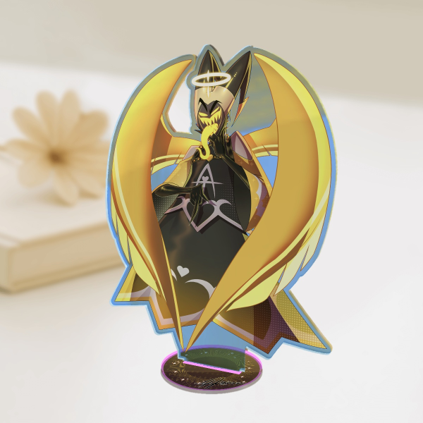 Hazbin Hotel: Valentines with Adam ( Rainbow acrylic standee )