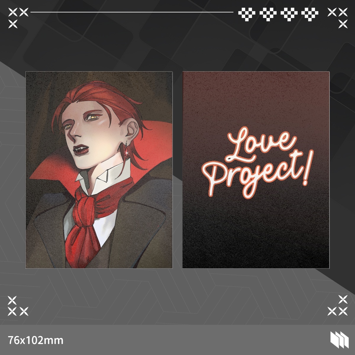 Haru Vampire 🦇 Pearl Paper Photocard