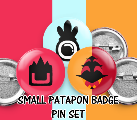 Small Patapon Badge Pin Set