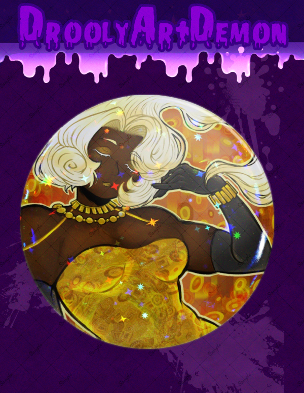 King Of Greed (Holographic Button)