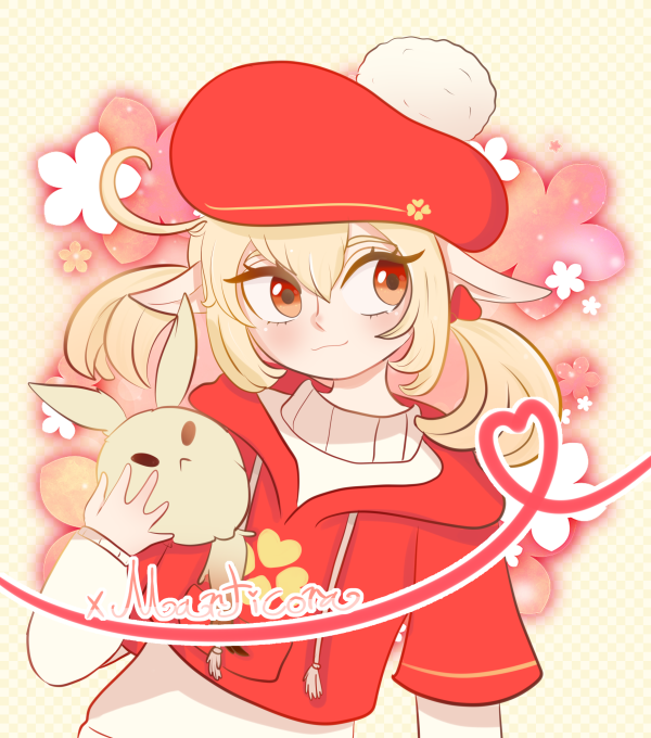 Klee and Dodoco merch bundle - pin, tote bag, keychain, standee and print