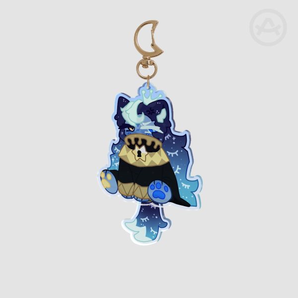 Fount of Knowledge wagging tail keychain