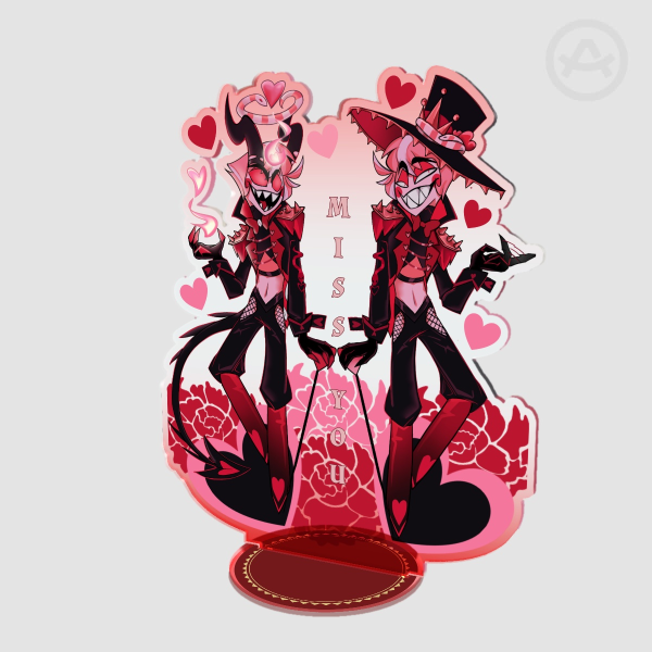 Colored Edge Acrylic Standees Lucifer