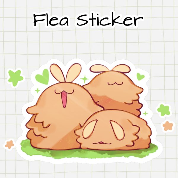 Fleas Sticker