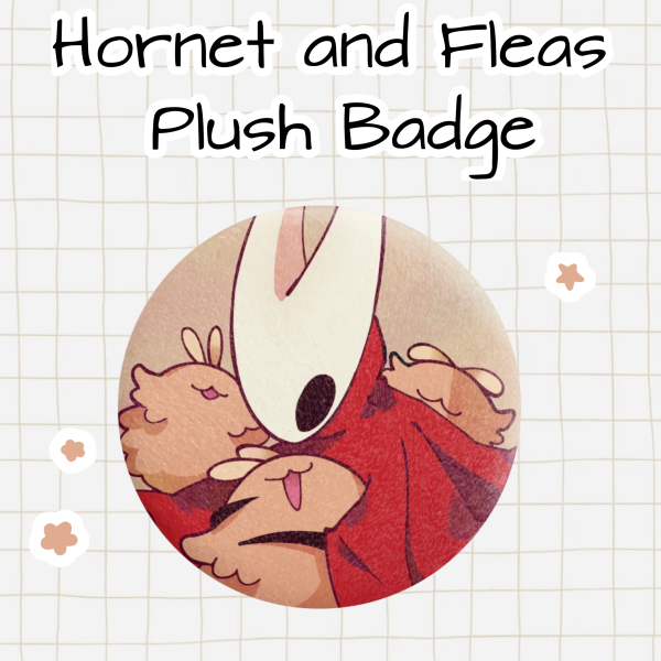 Hornet + Flea Plush Badge
