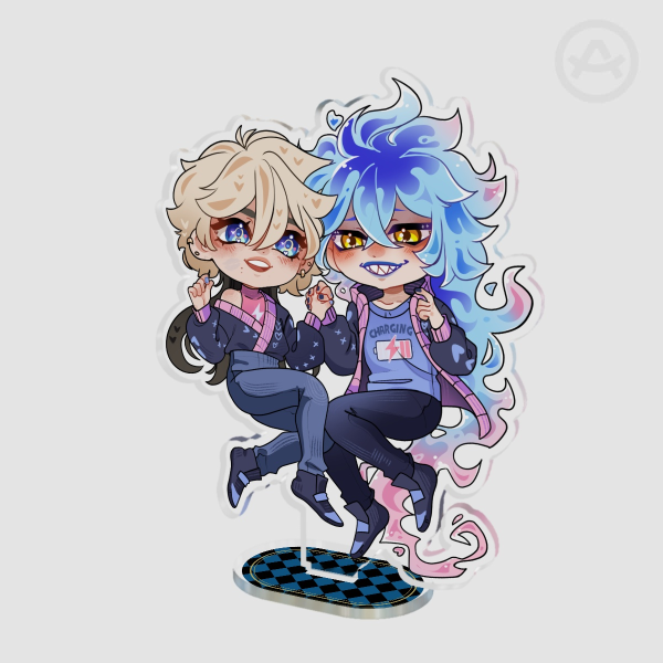 Idia x Eliot standee