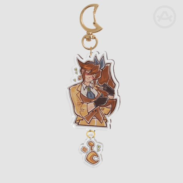 Athena Hair Brushie (keychain)