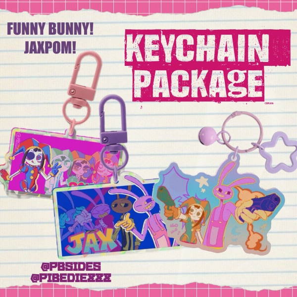 FUNNYBUNNY KEYCHAINS 