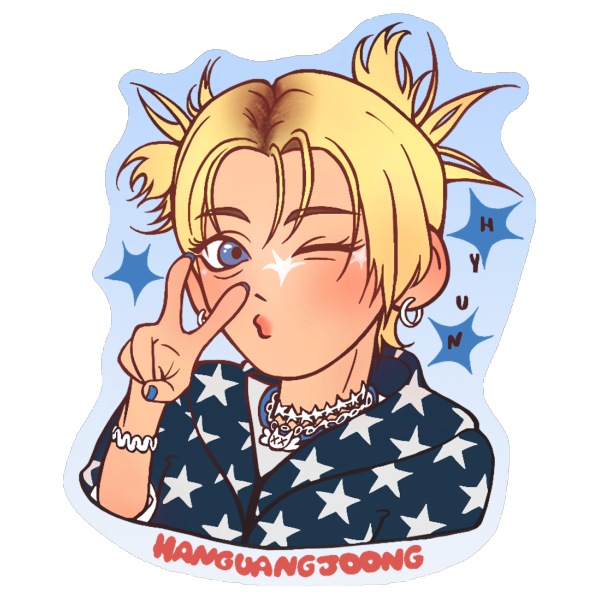 XLOV Hyun Biii:-P Clear Sticker