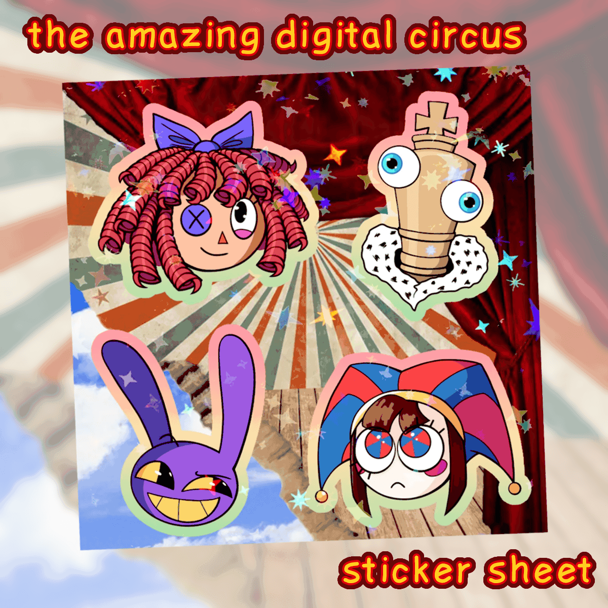 TADC sticker sheet