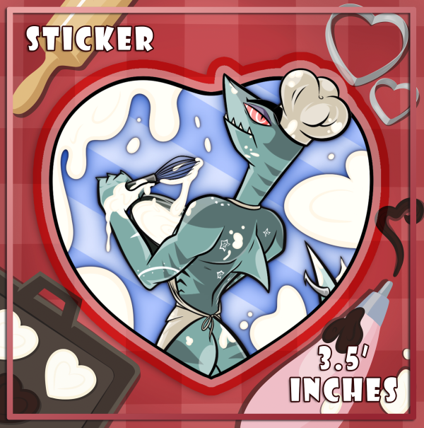 Mixing White Chocolate - Alessio - Die Cut Stickers