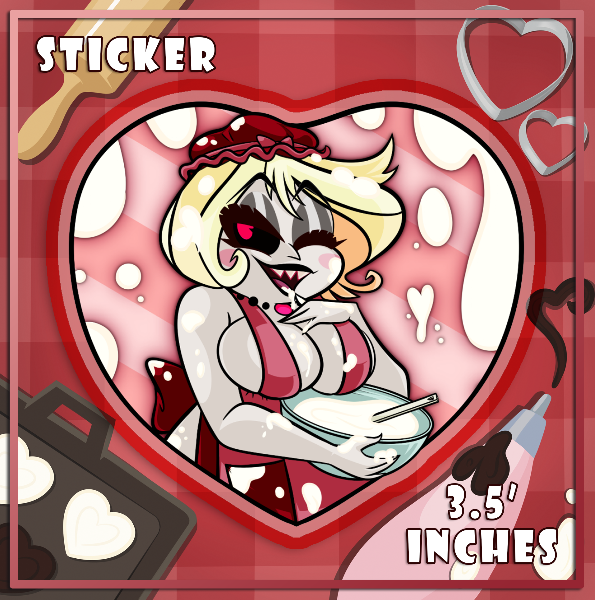 Mixing White Chocolate - Mimzy - Die Cut Sticker