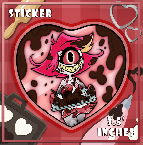 Baking Dark Chocolate - Niffy - Die Cut Sticker