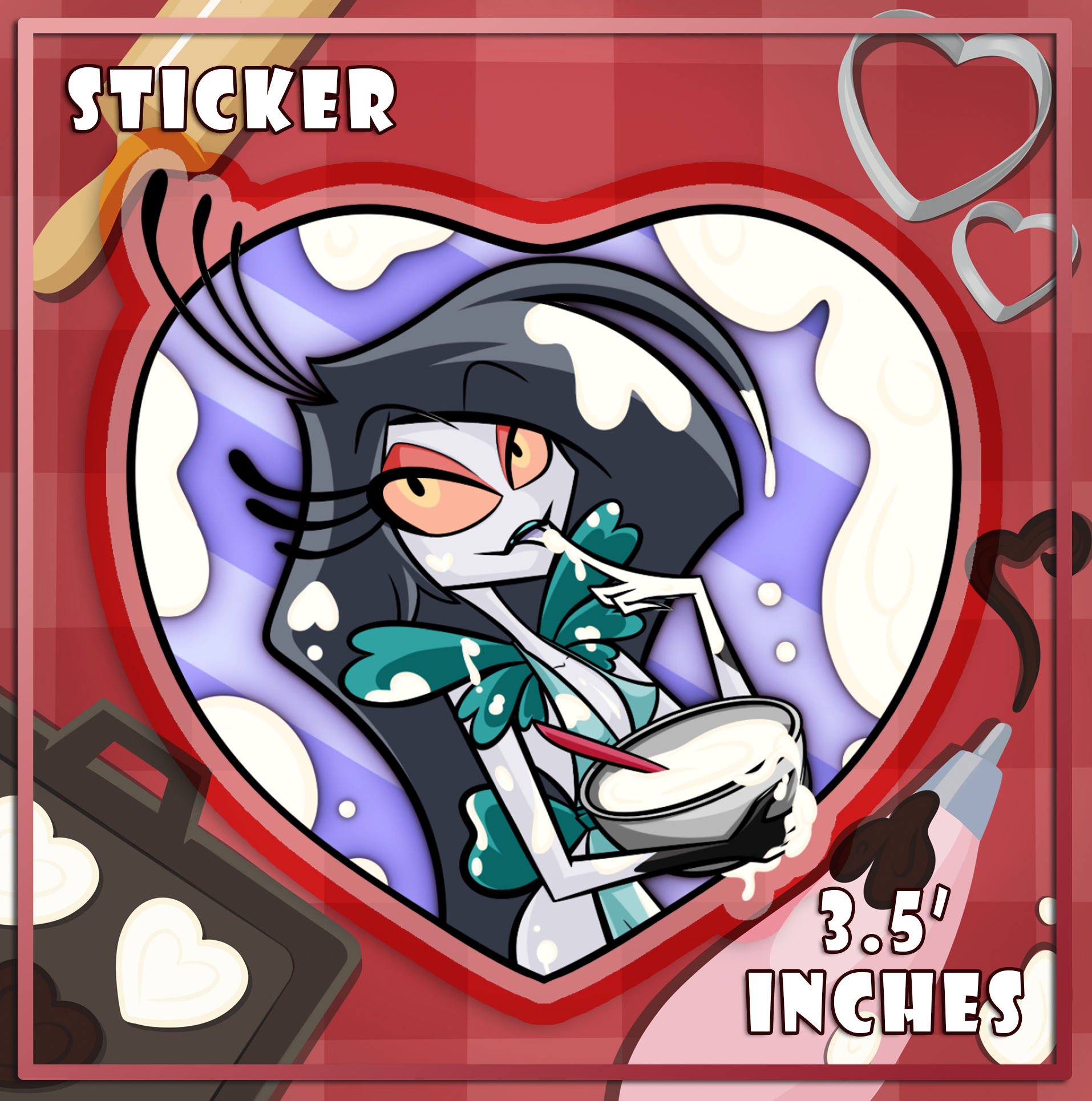 Mixing White Chocolate - V Factor - Die Cut Sticker