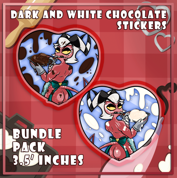Baking Chocolate pack - Crimson - Stickers