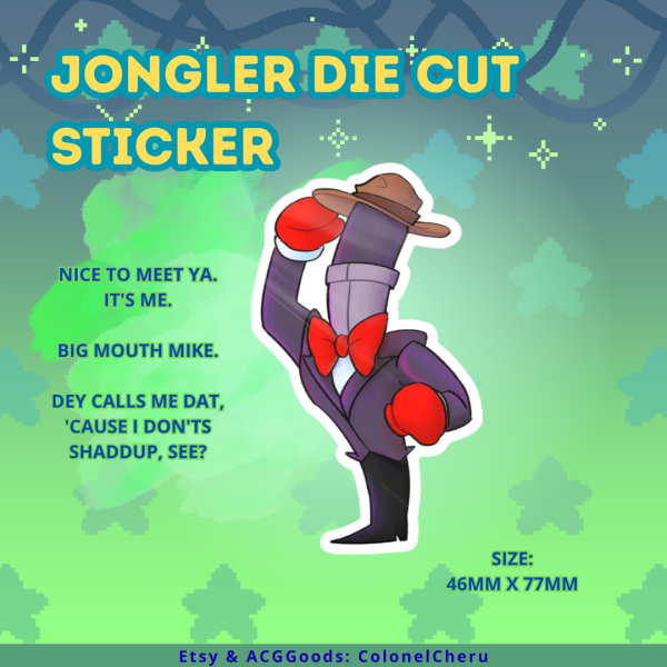 Cowboy Mike Die Cut Sticker