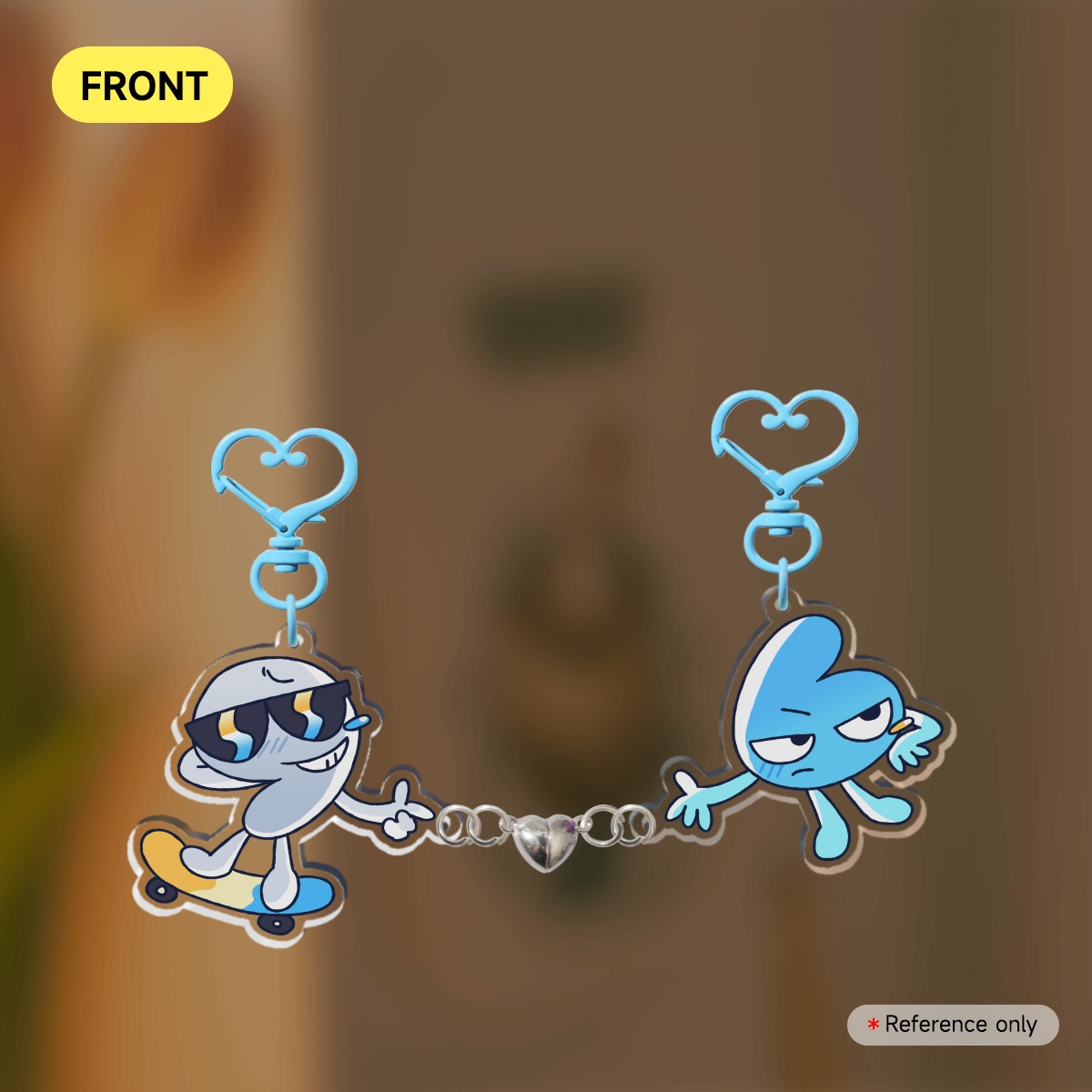 Six & Nine XFOHV / BFDI Magnetic Keychains by reigobun - ACGGOODS