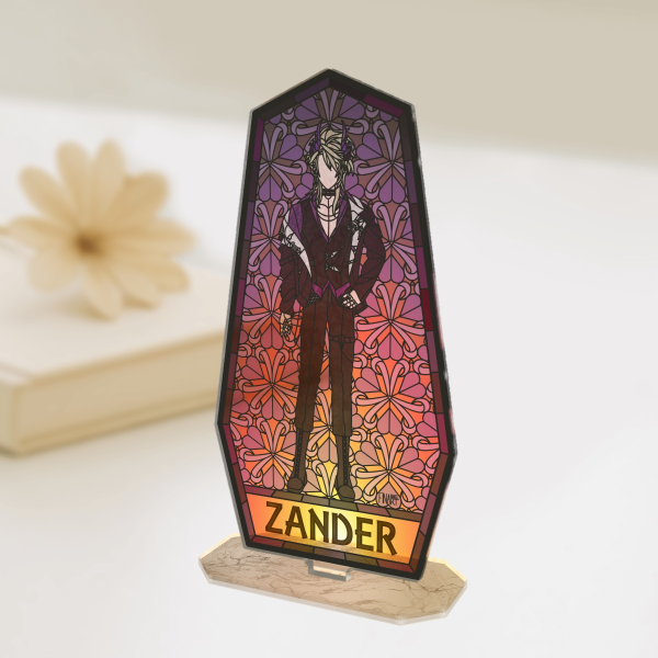 Zander Netherbrand TRANSPARENT Stained Glass Acrylic Stand