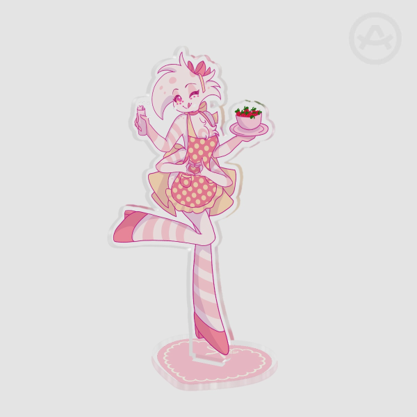 Angel Dust Apron Clear Acrylic Standees
