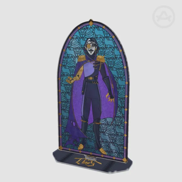 Lord Commander Chaos OPAQUE Stained Glass Acrylic Stand