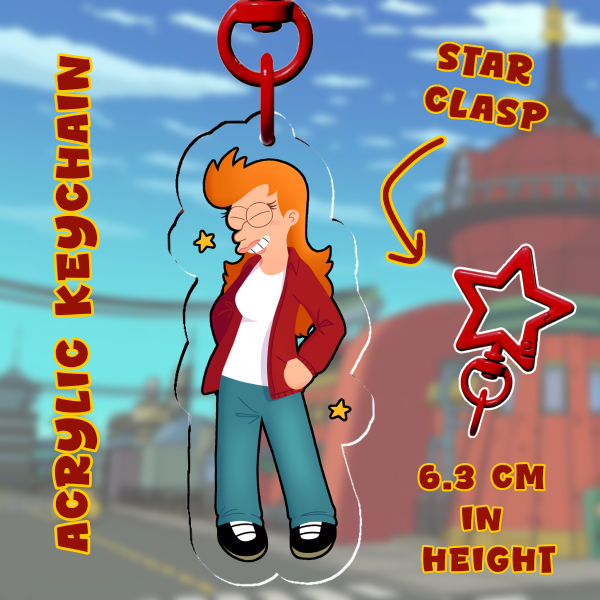 fem! Fry Futurama keychain