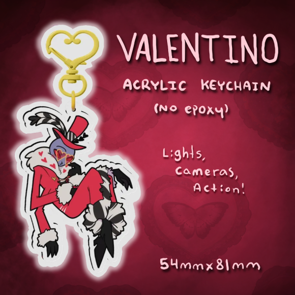 Valentino Dangling Keychain