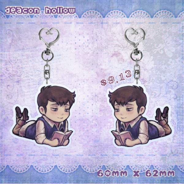 deacon hollow keychain!! (60mm x 62mm)
