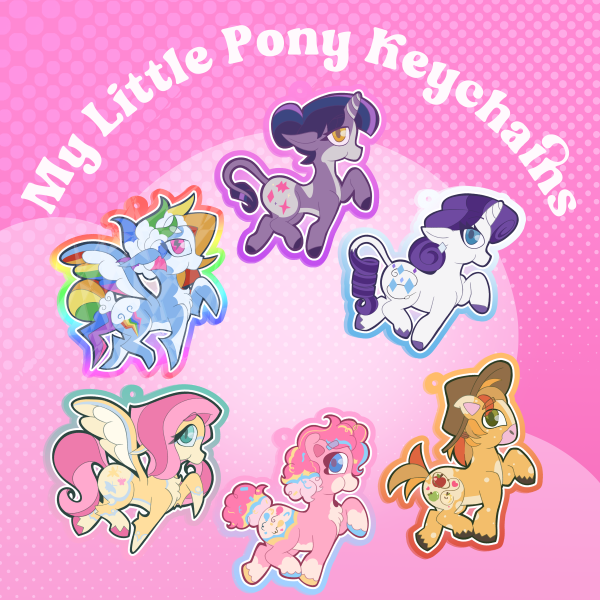 Mane 6 Keychains