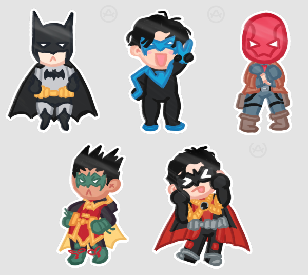 Batfamily ♥ Sticker pack