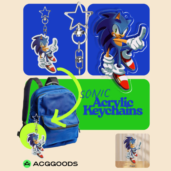 Sonic Acrylic Keychains