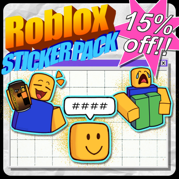Roblox Noob Sticker Pack
