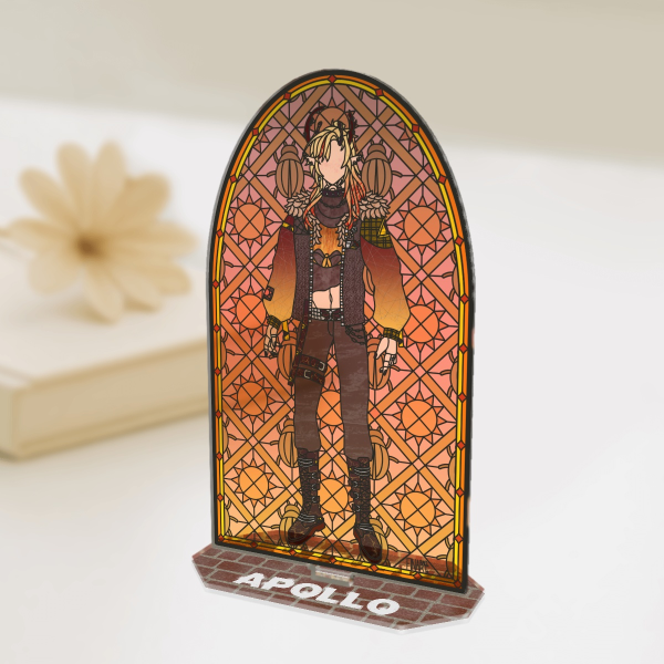 Apollo Bugman TRANSPARENT Stained Glass Acrylic Stand