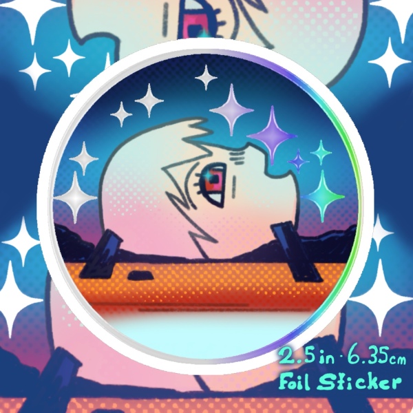 Rei Evangelion Foil Sticker