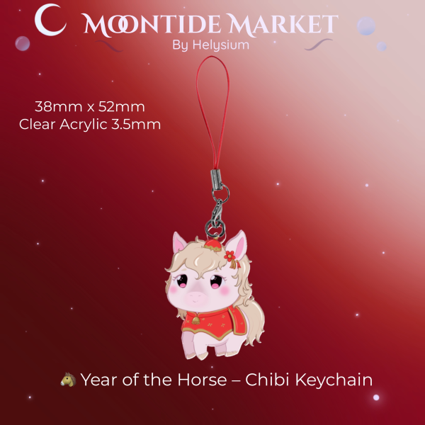 🐴 Keychain – Year of the Horse