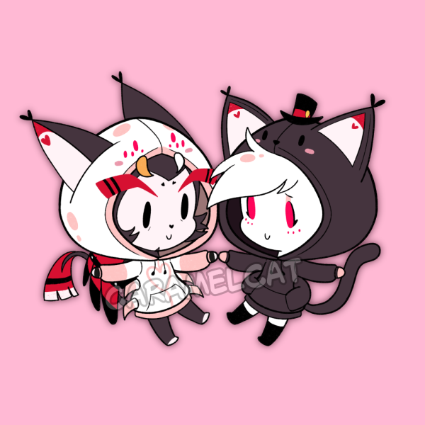 Hazbin Chibi Hoodie Keychains - Huskerdust
