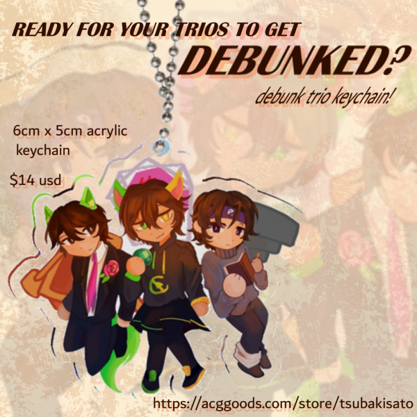MCYT || Debunk Trio acrylic keychain