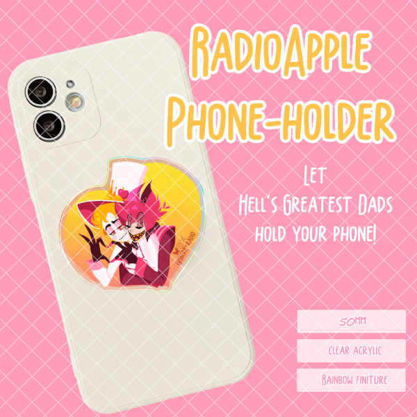 RadioApple Airbag Phone Holder - 1.96"(50mm), Rainbow