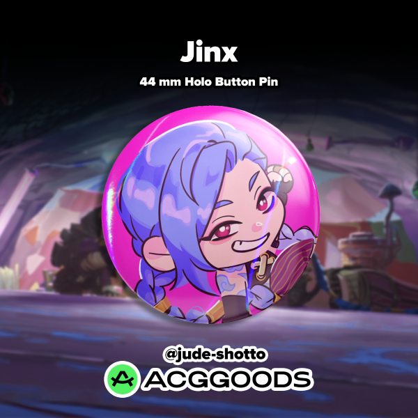 [Arcane] Jinx Round Badge