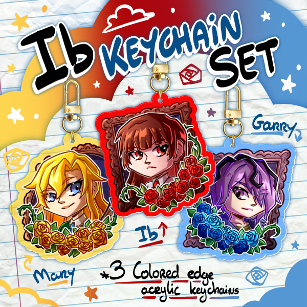 Ib Keychain SET