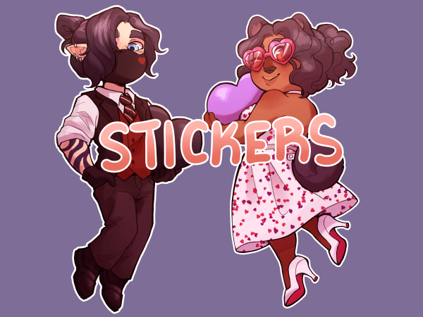 Zanemau Valentine's Sticker Bundle