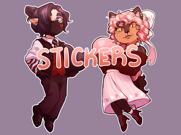 Zane~Chan Valentine's Sticker Bundle