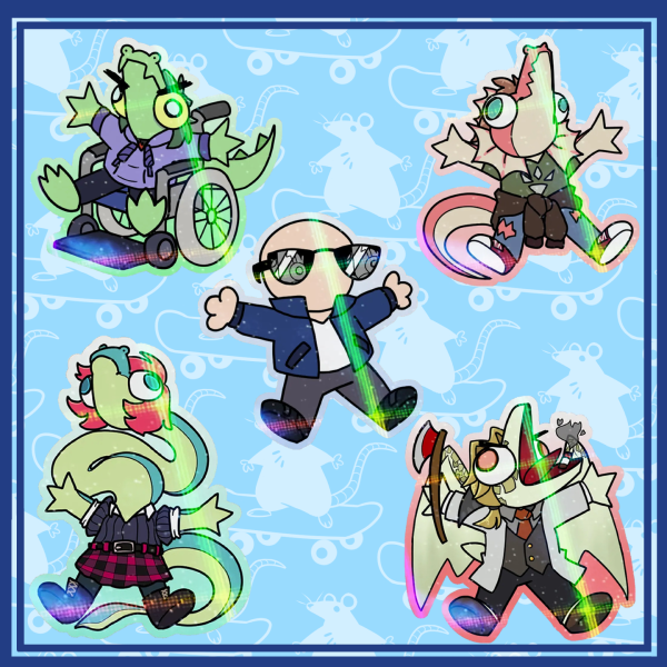 Them dang kids! Sticker Set