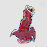 Cupid Rainbow Acrylic Standee